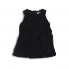 Perfect 10-B: Black Crochet Dress (1-3 Years)